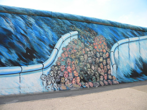 O Muro de Berlin - lado ocidental