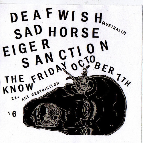 10/17/11 DeafWish/SadHorse/EigerSanction