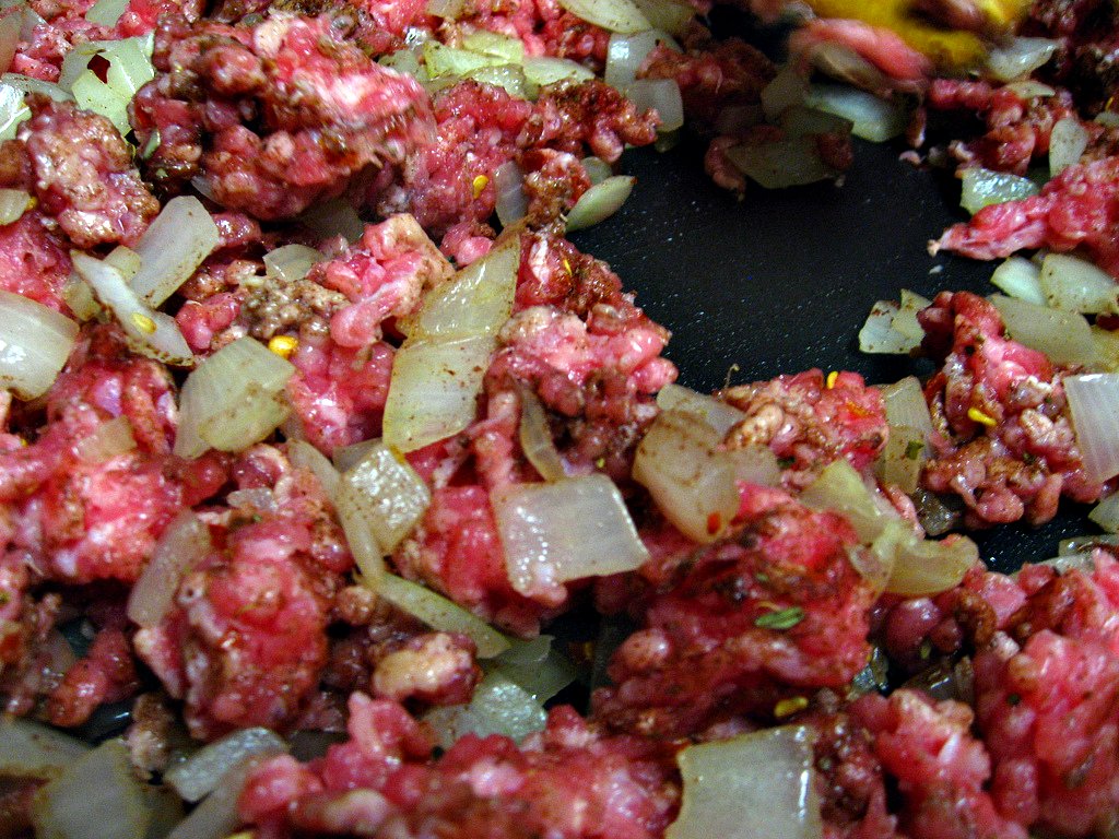 Picadillo - not cooked yet!