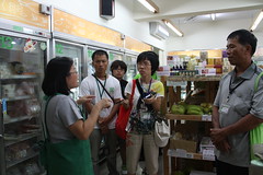中國環境NGO參訪主婦聯盟消費合作社士林取貨站