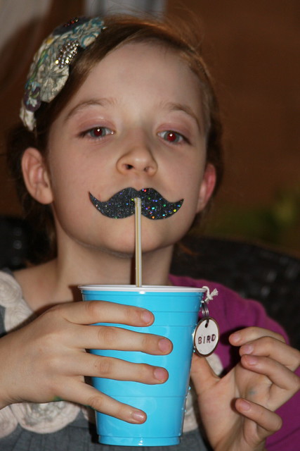 Mustache drinking straws {kennedy}