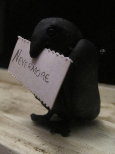 Alice's raven, with a message