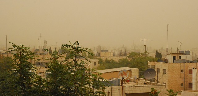 Amman - Sandstorm and smog