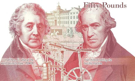 New--50-note-celebrating--Boulton and Watt