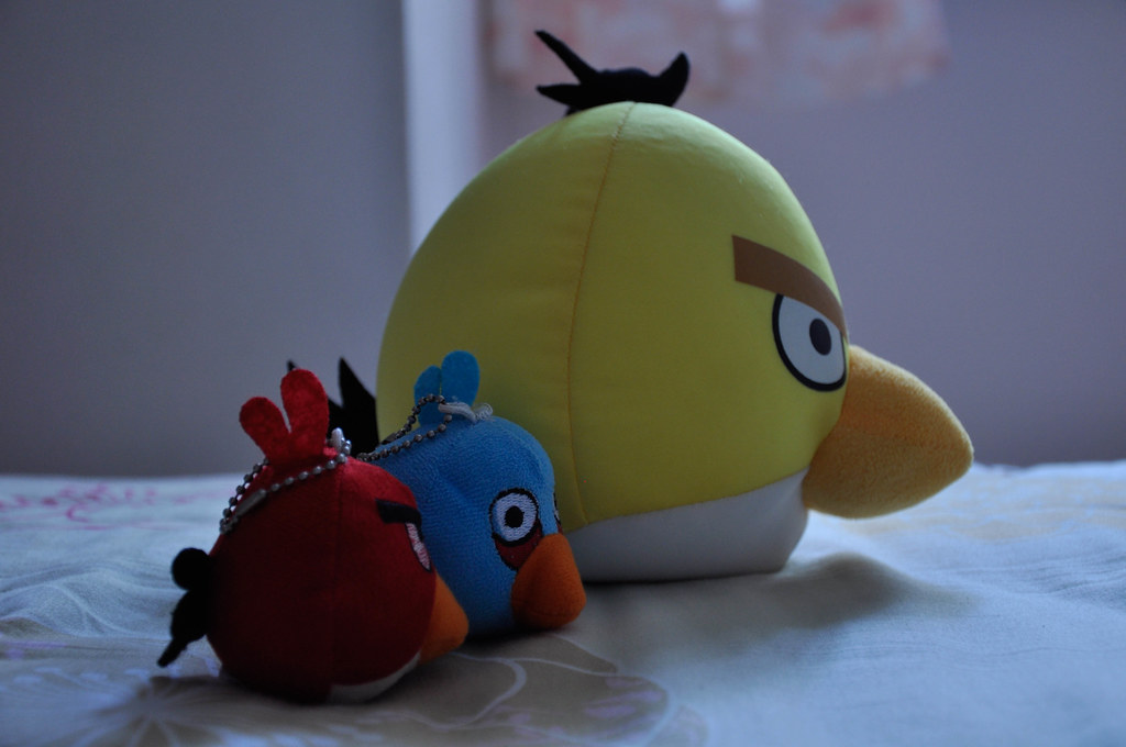 my daughter's interest in the "Angry Bird" ...