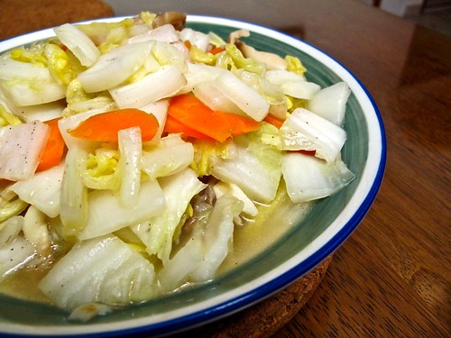 IMG_1468 Stirred fried Chinese cabbage with carrot