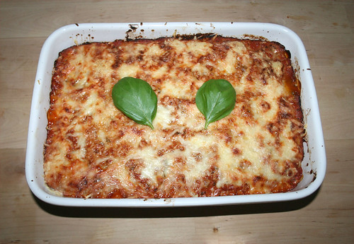 42 - Spinat-Ricotta-Cannelloni / Spinach ricotta cannelloni - Fertiges Gericht