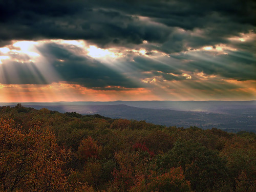 無料写真素材|自然風景|雲|暗雲|薄明光線|風景アメリカ合衆国