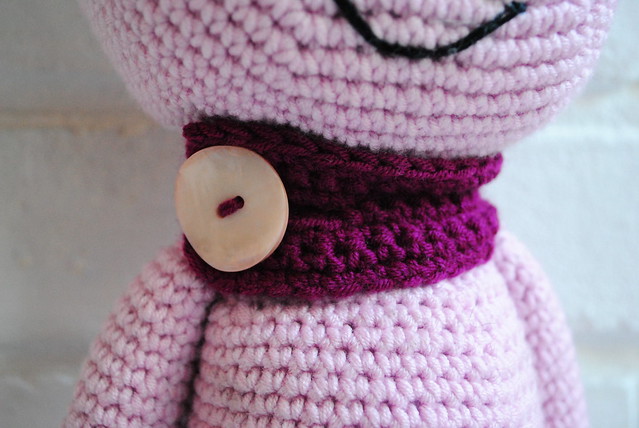 Crochet creature's scarf
