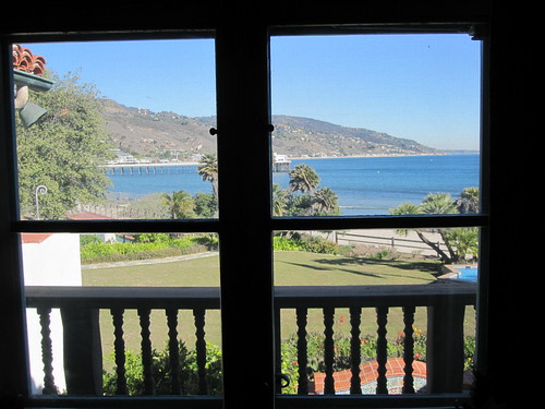 view from Adamson House bedroom