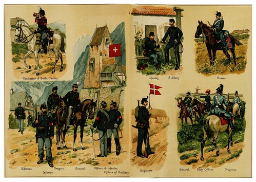 015-Armadas de Suiza y Dinamarca-Armies of Europe (1890)- Fedor von Köppen