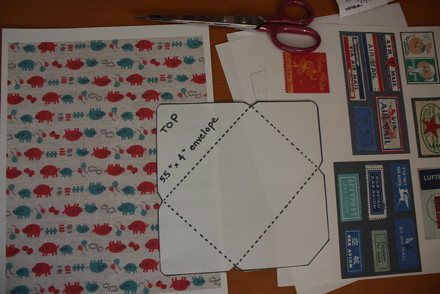 handmade stationery envelopes
