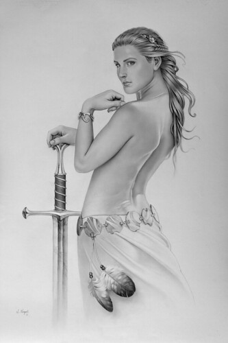 Mujer con espada by J.nogues