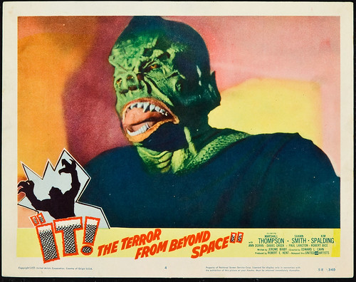 IT! THE TERROR FROM BEYOND SPACE (1958) lobby card
