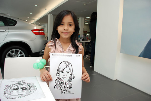 Caricature live sketching for Performance Premium Selection first year anniversary - day 4 - 7