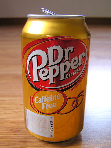 Caffeine Free Dr Pepper can