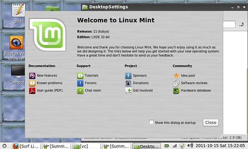 Welcome to Linux Mint