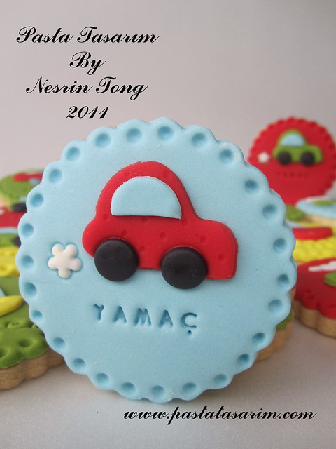 LITTLE RED CAR COOKIES- YAMAÇ BABY SHOWER