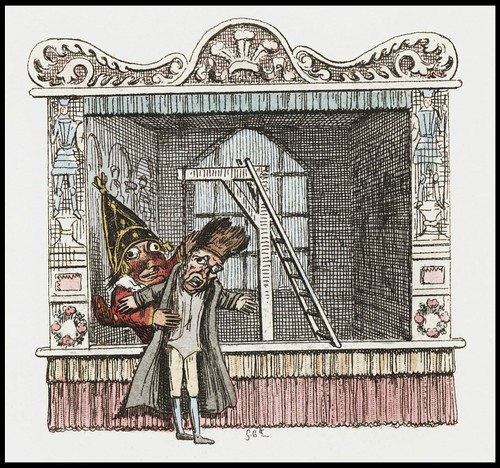 Punch and Judy by George Cruikshank, 1828 o