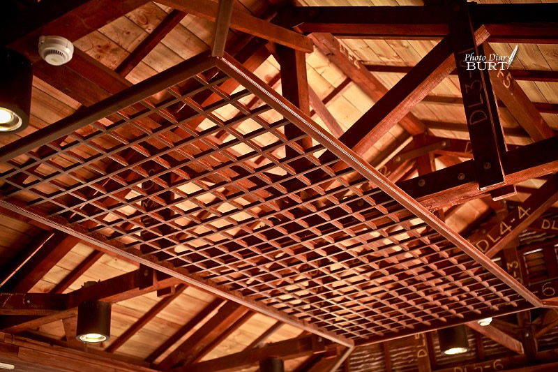 新北投  梅庭  屋頂的木架構