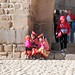 women in traditional clothes - Ollantaytambo