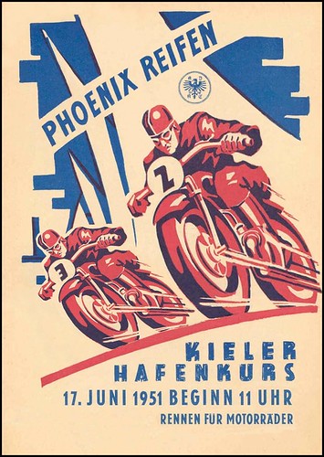 1951 German  race program- photoshopped to be more motorcycle focused by bullittmcqueen