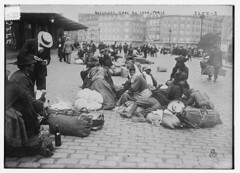 Refugees, Gare de Lyon, Paris (LOC)