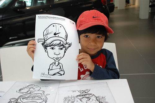 Caricature live sketching for Performance Premium Selection first year anniversary - day 3 - 2