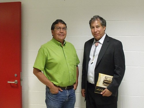 Rosebud Sioux Tribe President Rodney M. Bordeaux with MRP Under Secretary Edward Avalos