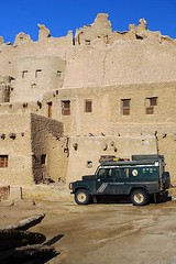Landy by Shali Fortress, Siwa Oasis, Egypt