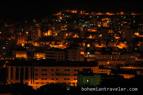 Nablus at night