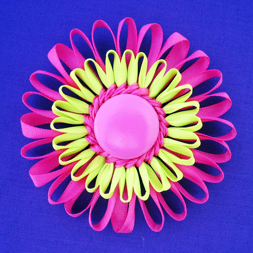 Handmade Flower Hair Clip or Brooch