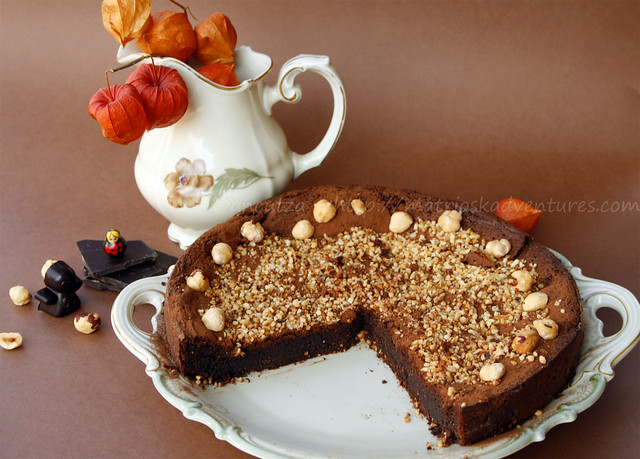 ricetta con foto Torta cremosa al cioccolato fondente