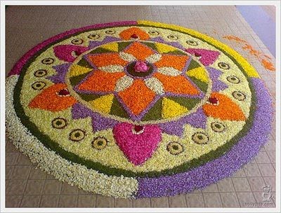 Craft Ideas Diwali on Ideas For Floral Rangoli Patterns And Inspirations