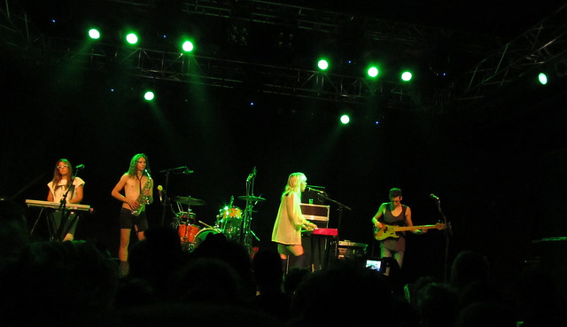 Austra on stage