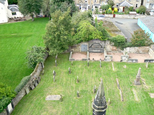 The graveyard from the tower