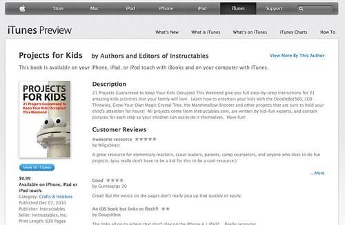 Instructales ebook, Projects For Kids