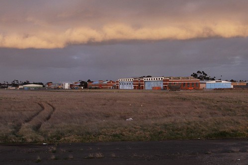 Clouds roll over the former airfield at RAAF Williams
