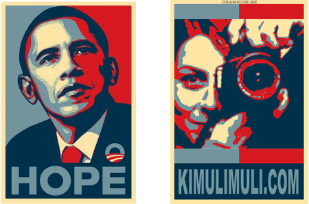     Obama (M.Garcia AP y editada por S. Fairey + kimulimuli.com editada con obamiconme