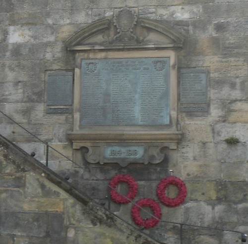 War Memorial Plaque South Queensferry 