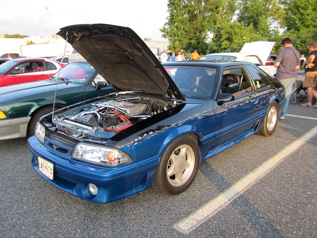 ford mustang 1990 mustanggt cruisenight custompaint abingdonmd lowescruise