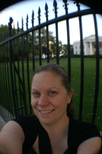 More of me with the White House in the background