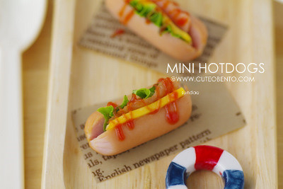 Mini hotdog by luckysundae