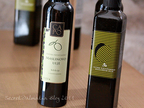 Selection of local olive oils