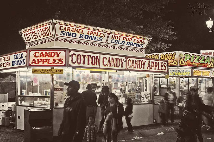 Cotton Candy Candy Apples RS