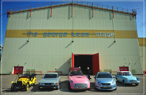 The Establishing Shot This Week : The Ford Centenary Tour Cars George Lucas Stage, Elstree Studios - Credit Anthony Cullen by Craig Grobler