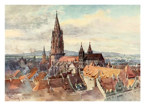 002-Freisbur-Im- Breisgau-Germany-1912- Edward y Theodore Compton ilustradores