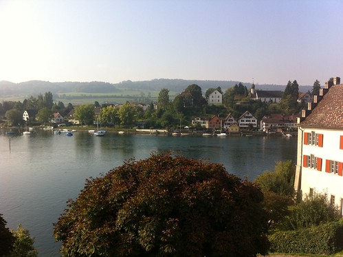 View from my hotel room in Stein am Rhein