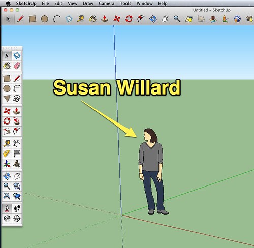Susan Willard in Google SketchUp
