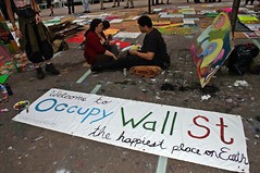 Pancarta de Occupy Wall Street